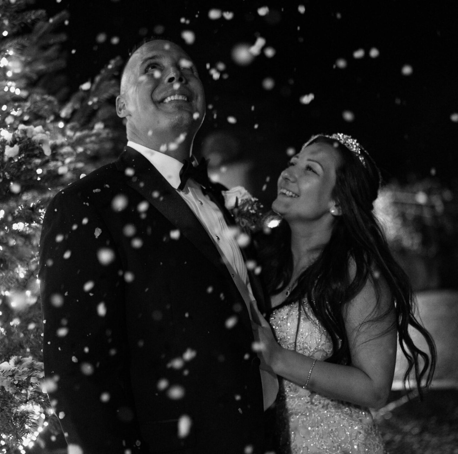 Kyle Krzeminski and his wife on their wedding day